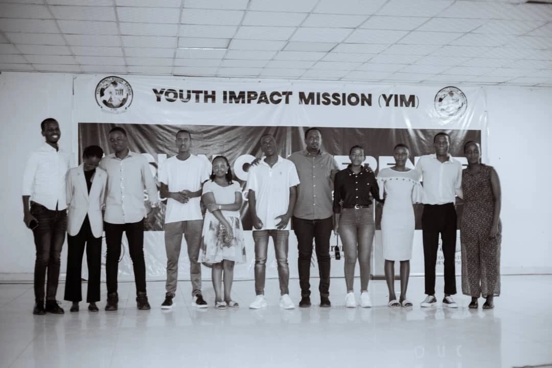 Young people of Imboni Academy standing together